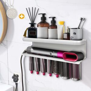 Airwrap Storage Holder Compatible with Dyson Airwrap Curling Iron Wall Mounted
